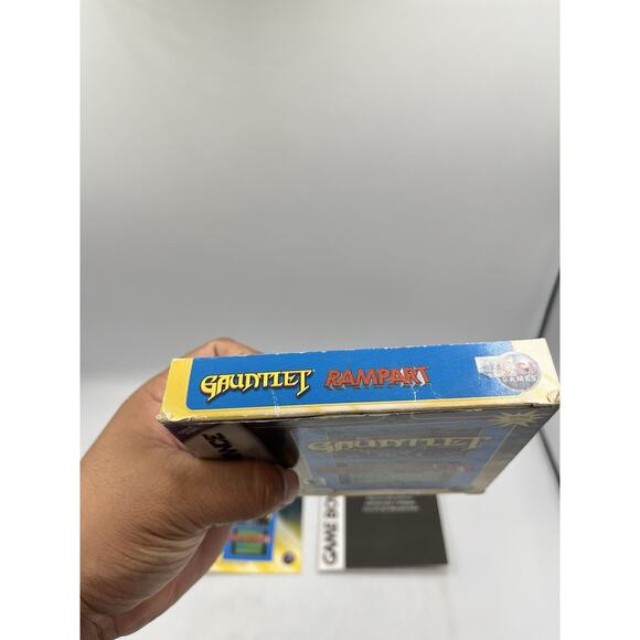 Gauntlet & Rampart Nintendo Game Boy Advance Cib Complete Manual Box Tested - Picture 10 of 10